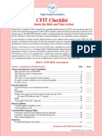 CFIT Checklist: Evaluate The Risk and Take Action