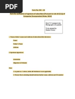 Format of INC 10 As Per New Companies Act 2013