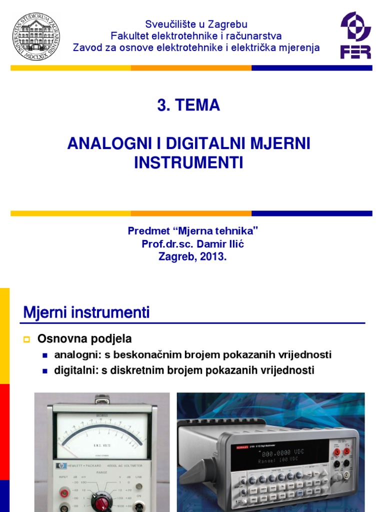 Instrumenti Za Mjerenje | PDF