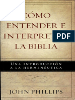 Como Entender e Interpretar La Biblia