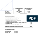 Calculation For Load and Hydraullics