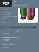 PADT Webinar Series: An Example of Moving Mesh Modeling of A Valve