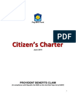 Citizens Charter - Provident Benefits Claim PDF