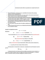 Photochemical Kinetics: Activated Molecule