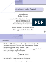 3 - Approssimazione Calcolo Numerico