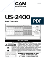 Tascam Us2400 Manual