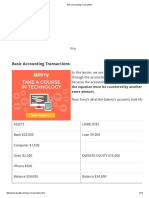 Basic Accounting Transactions