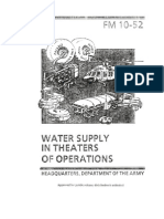 Army - fm10 52 - Water Supply in Theaters of Operations