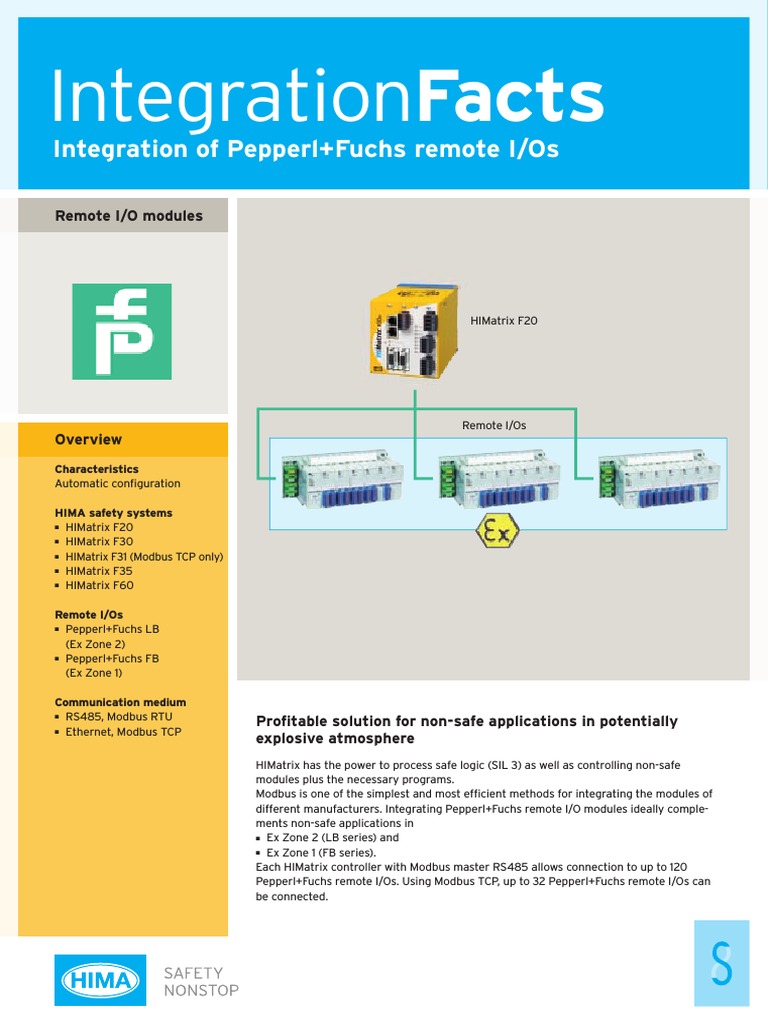 Integrationfacts: Integration of Pepperl+Fuchs Remote I/Os | PDF ...