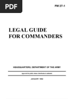 Download Army - fm27 1 - Legal Guide for Commanders by Meowmix SN2514025 doc pdf