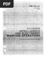 Army - FM34 10 - Division Intelligence and Electronic Warfare Operations