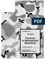 Army - fm100 8 - The Army In Multinational Operations