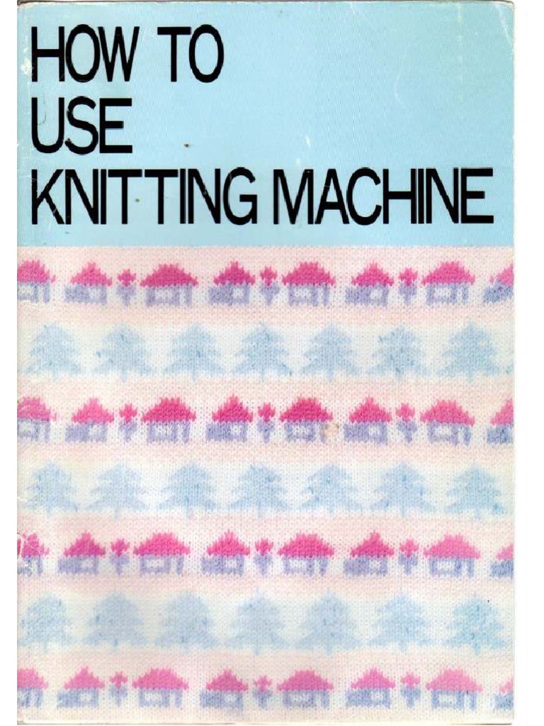 A Brother KH860 Knitting Machine with row counter, punch card