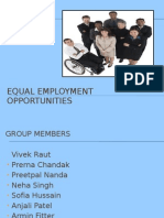 Equal Employment Opportunities