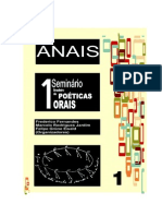 Anais i Seminário Gt Poética Oral Parte 1