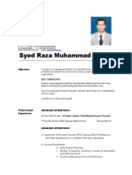 Syed Raza Muhammad Naqvi: Key Competnce