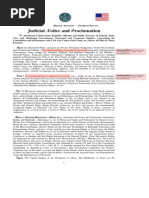 Web Judicial Notice and Proclamation 3 Example