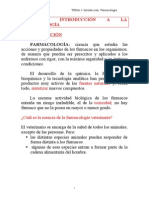 Tema 1. Introduccio, Historia, Conceptos, Nuevos Fármacos PDF