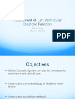 Diastolic Dysfunction