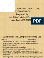 Computer Drafting Lab (CD Lab) Final