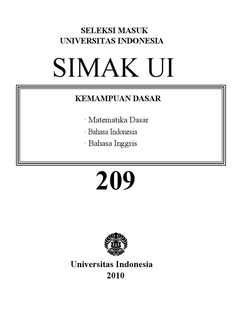 Soal Sbmptn 209
