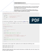 C Function Call by Reference