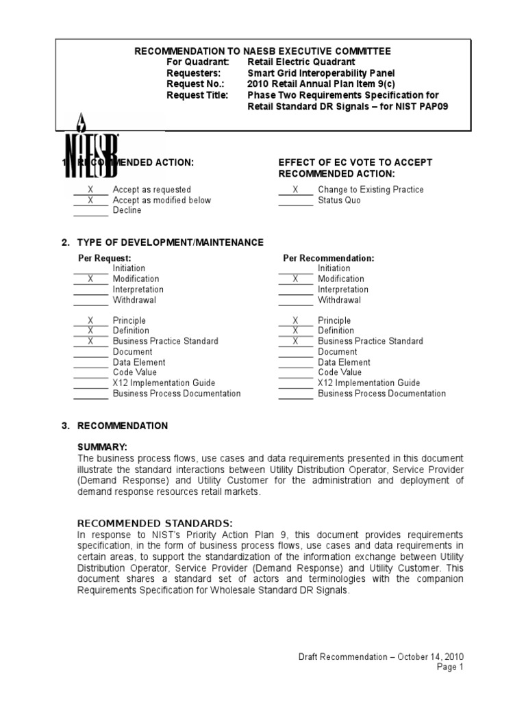 Recommended Standards | PDF | Smart Grid | Electrical Grid