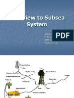 Overview To Subsea System: Research By: V. Menchavez JWPS Journeyman Welding & Piping Services