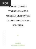 Download Unemployment Syndrome Among Nigerian Graduates by enbassey SN25143112 doc pdf