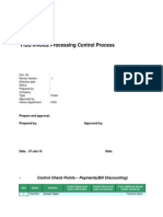 FiSS Invoice Processing Control Process