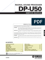 Yamaha DP-U50 Service Manual