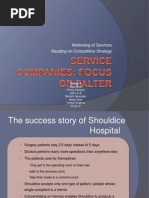 Service Companies - Focus or Falter