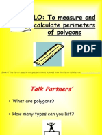 LO: To Measure and Calculate Perimeters of Polygons