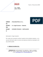 Informe Tecnico Serbaman Ventilador Molindustrias