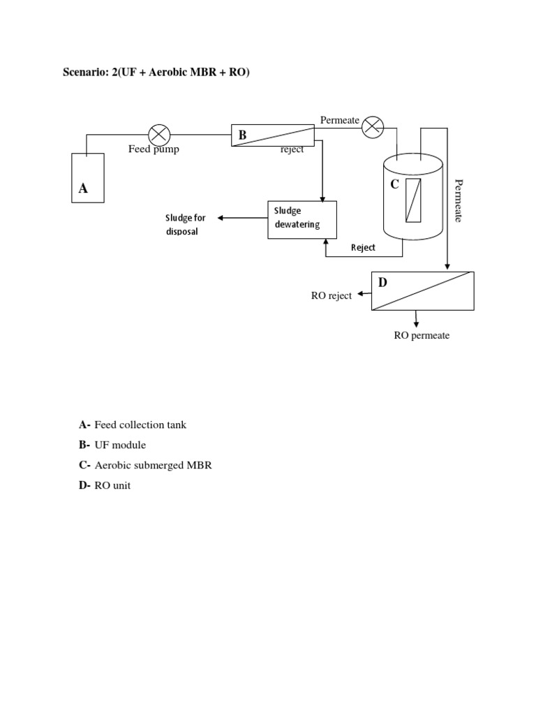 UF-Aerobic MBR-RO System Design Overview | PDF