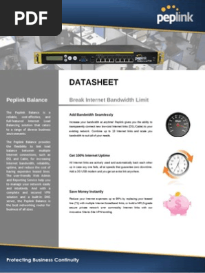 peplink balance 580 datasheet