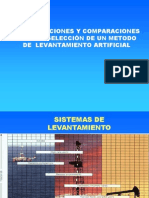 Comparaciones de Levantamintos Artificiales