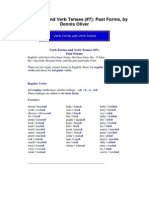 Verb Forms and Verb Tenses