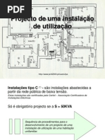 Projecto de Uma InstalaçãModelo de Utilização