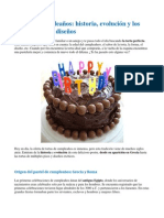 Torta de Cumpleaños - Historia, Evolución y Los Más Modernos Diseños