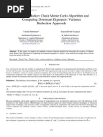Antithetic Markov Chain Monte Carlo Algorithm and Computing Dominant Eigenpair