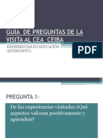 Guía de Preguntas de La Visita Al Cea