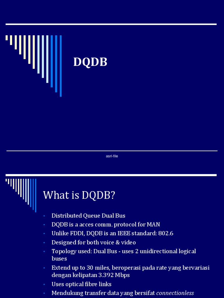 DQDB Protocol Overview | PDF | Network Architecture ...