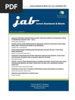 Download Jurnal Akuntansi  Bisnis JAB - Perbanas Institute Volume 1 Nomor 1 September 2013 by Rahmantyo Gilang SN251454432 doc pdf