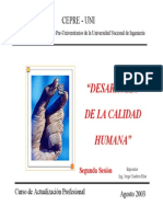 Curso Calidad Humana - Valores PDF