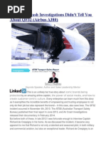 What Air Crash Investigations Didn't Tell You About QF32 (Airbus A380)