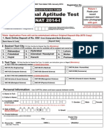 National Aptitude Test: NAT 2014-I