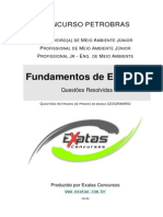 Amostra Petrobras Engenheiro Meio Ambiente Ecologia