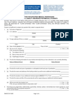 Application For PBS Insurance