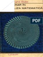 Gheorghe Gussi - Itinerar in Analiza Matematica, Ed Albatros (1970)